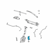 OEM GMC Terrain Washer Pump Diagram - 84134930