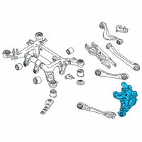 OEM 2019 BMW 640i xDrive Gran Turismo Wheel Carrier, Rear Left Diagram - 33-30-6-867-267