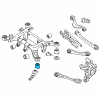 OEM 2021 BMW 530i Rubber Mounting Front Diagram - 33-31-6-860-417