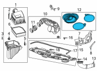 OEM 2022 Chevrolet Suburban Outlet Tube Diagram - 84789747