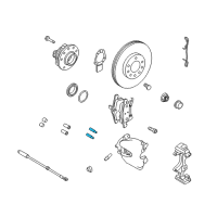 OEM 2008 Saturn Astra Guide Pin Diagram - 90297771