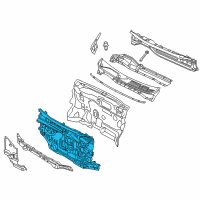 OEM 2013 Nissan NV200 Dash-Lower Diagram - F7312-3LMMA