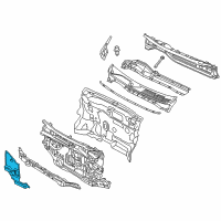 OEM 2017 Nissan NV200 INSULATOR-Dash Lower, Front Diagram - 67810-3LM0A