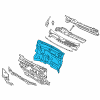 OEM Nissan NV200 Insulator-Dash Lower Diagram - 67900-3LM0A