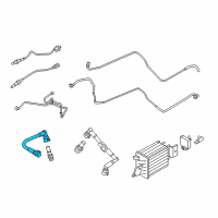 OEM Ford F-150 PCV Hose Diagram - DL3Z-6A664-A