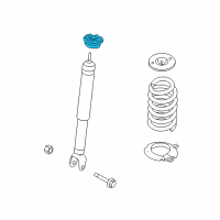 OEM 2018 Ford Special Service Police Sedan Shock Insulator Diagram - CG1Z-18197-A