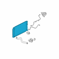 OEM 2008 Mercury Mariner Radiator Assembly Diagram - H2MZ-8005-M