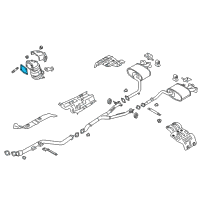 OEM 2021 Kia Stinger Gasket-Catalyst Case Diagram - 285352C150