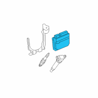 OEM Toyota ECM Diagram - 89661-06C71