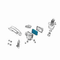 OEM 2005 Infiniti Q45 Element Assembly-Air Diagram - 16546-AR000