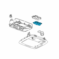 OEM 2019 Chevrolet Equinox Button Diagram - 23342171