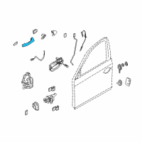 OEM 2005 BMW X3 Handle Bracket Right Diagram - 51-21-3-411-278