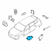 OEM 2018 Lincoln MKT Module Diagram - HA8Z-15604-B