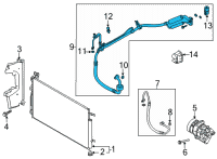 OEM Hyundai Sonata Tube Assembly-Suction & Liquid Diagram - 97775-L0000