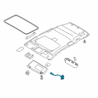 OEM 2011 Nissan Juke Switch Sunroof Diagram - 25450-1KA0B