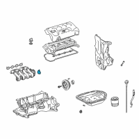 OEM 2004 Scion xB Throttle Body Mounting Seal Diagram - 2227121040