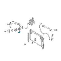 OEM Mercury Temperature Gauge Sending Unit Diagram - F68Z-10884-AA