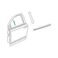 OEM 2017 Dodge Journey APPLIQUE-A Pillar Diagram - 5178424AA