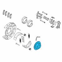 OEM 2004 Kia Sorento Disc-RBRAKE Diagram - 584113E300