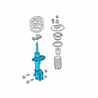 OEM 2020 Ford Police Responder Hybrid Strut Diagram - KG9Z-18124-A