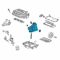 OEM 2009 Honda Ridgeline Pump Assembly, Oil (Yamada) Diagram - 15100-R72-A02