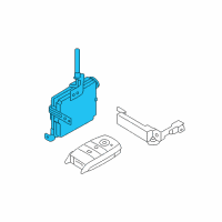 OEM Kia Module Assembly-Smart Key Diagram - 95480A7510