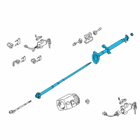 OEM 2003 Nissan Xterra Column Assy-Steering Diagram - 48805-1Z600