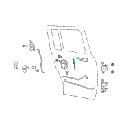 OEM 2017 Jeep Patriot Knob-Door Latch Diagram - 5028861AA