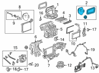 OEM Cadillac Seal Kit Diagram - 84706879