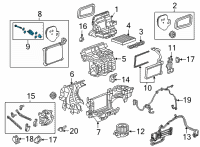 OEM GMC Yukon XL Expansion Valve Diagram - 84835412