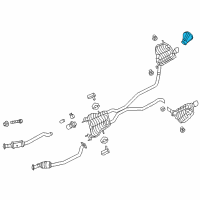 OEM Dodge Durango Exhaust-TAILPIPE Diagram - 68305534AC