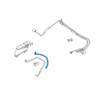 OEM 2006 Mercury Mountaineer Cooler Line Diagram - 6L2Z-7B028-C