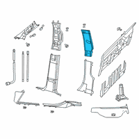 OEM 2020 Ram 2500 C Pillar Diagram - 1ED23HL1AB