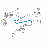 OEM BMW 740iL Pressure Hose Assembly Diagram - 32-41-1-093-929