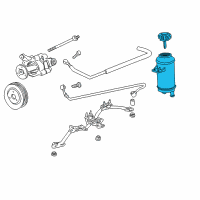 OEM 1996 BMW 740iL Power Steering Reservoir Diagram - 32-41-1-092-111