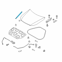 OEM Hyundai Genesis Lifter-Hood Diagram - 81161-B1500