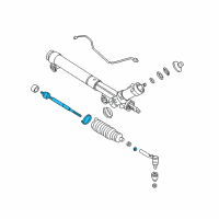 OEM GMC Savana 3500 Inner Tie Rod Diagram - 19207100