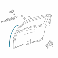 OEM Saturn Washer Hose Diagram - 15871539