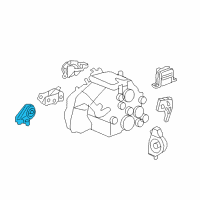 OEM 2008 Saturn Vue Rear Mount Diagram - 25869277