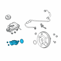 OEM Ford Transit Connect Master Cylinder Diagram - DV6Z-2140-N