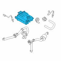 OEM 2015 Infiniti QX60 CANISTER Assembly EVAPORATION Diagram - 14950-9J30A