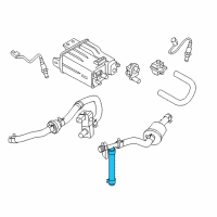 OEM 2017 Infiniti QX60 Hose-Emission Control Diagram - 14912-3KY2E