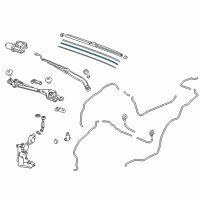 OEM 2021 Honda CR-V BLADE RUBBER Diagram - 76632-TZ3-A04