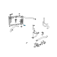 OEM 2001 Hyundai Accent Plug-Radiator Drain Diagram - 25318-33100