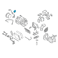 OEM 2019 Nissan Armada Air Mix Actuator Assembly Diagram - 27742-1LA1A