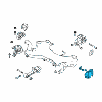 OEM Hyundai Tucson Bracket Assembly-Transmission Support Diagram - 45211-3F805