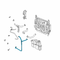 OEM 2006 Dodge Magnum Hose-Heater Return Diagram - 55038120AA