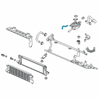 OEM Honda Accord Tube, Overflow Diagram - 1J107-6C2-A00