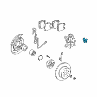 OEM 2009 Lexus SC430 Spring, Anti-Squeal(For Rear Disc Brake) Diagram - 47743-30030