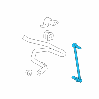 OEM 2005 Toyota Prius Stabilizer Link Diagram - 48820-02030